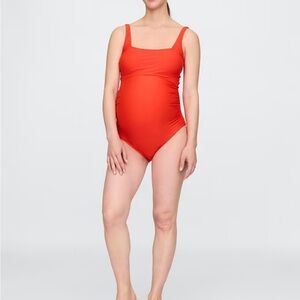 GAP Red Maternity Swimsuit (size Medium)